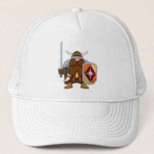 Horns of Humour: The Viking Saga Trucker Hat