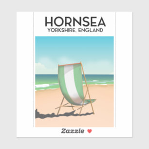 Hornsea, Hornsea, Yorkshire England travel poster,