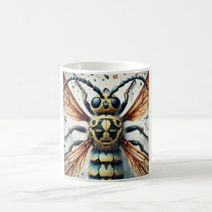 Horntail Insect 120724IREF113 - Watercolor Coffee Mug