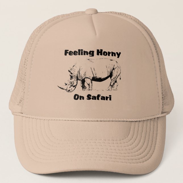 Horny Rhino Safari Cap (Front)