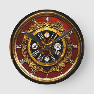"Horological Harmony: The Ghadi Edition" Round Clock