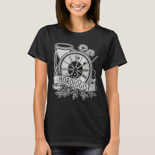 Horologist Watchmaker Horology Clock Expert Watch T-Shirt