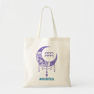 Horoscope Aquarius Tote Bag