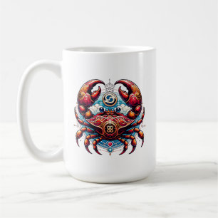 Horoscope Astrological Sign for Cancer the Crab  Coffee Mug