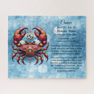 Horoscope Astrological Sign for Cancer the Crab  Jigsaw Puzzle