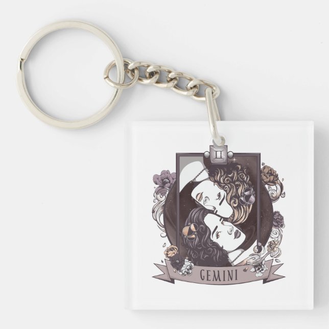 Horoscope - GEMINI Key Ring (Front)