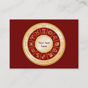 Horoscope Mandala Business Card