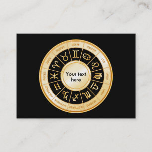 Horoscope Mandala Business Card