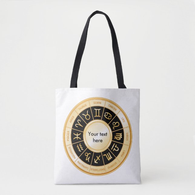 Horoscope Mandala Tote Bag (Front)