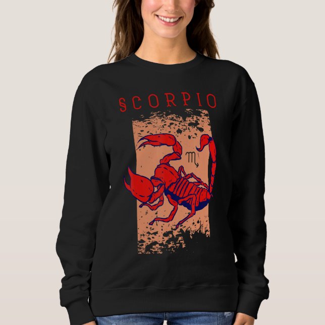 Horoscope Scorpio Zodiac Astrology Sign Constellat Sweatshirt (Front)