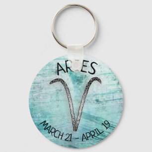 Horoscope Sign Aries Key Ring