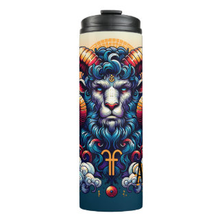 Horoscope Sign Aries | Mystical Ran Thermal Tumbler