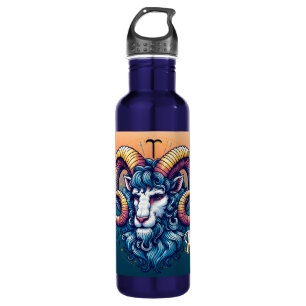 Horoscope Sign Aries Ram 710 Ml Water Bottle