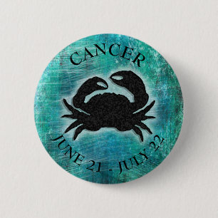 Horoscope Sign Cancer Zodiac Astrology 6 Cm Round Badge