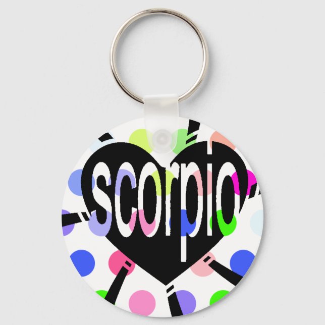 horoscope sign key ring (Front)