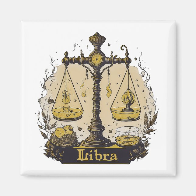 Horoscope sign Libra Magnet (Front)