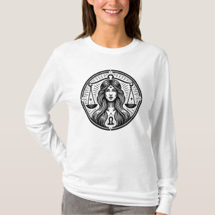 Horoscope Sign Libra Scales Symbol T-Shirt