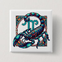 Horoscope Sign Scorpio | Blue Scorpion