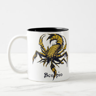 Horoscope sign Scorpio Two-Tone Coffee Mug