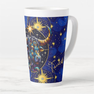 Horoscope Sign Taurus Zodiac Astrology Latte Mug
