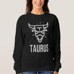 Horoscope Taurus Zodiac Astrology Sign Design Sweatshirt