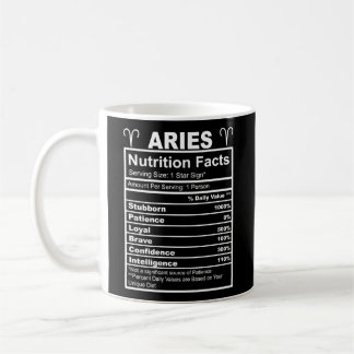 Horoscope Zodiac Sign Astrology Nutrition Facts Ar Coffee Mug