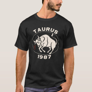Horoscope Zodiac Sign Bull Taurus 1987 T-Shirt