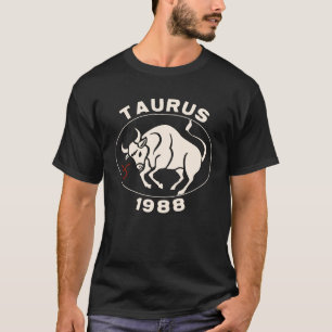 Horoscope Zodiac Sign Bull Taurus 1988 T-Shirt
