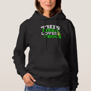 Horoscope Zodiac Sign Libra Loves Frogs Hoodie