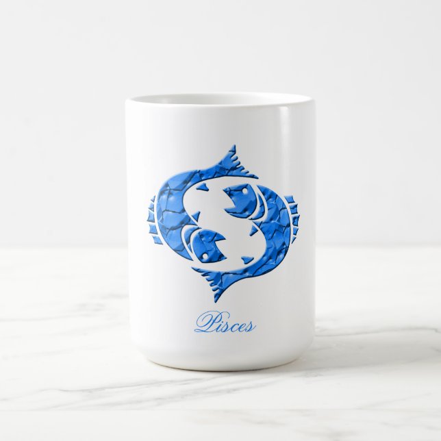 Horoscope Zodiac Sign Pisces Coffee Mug (Center)