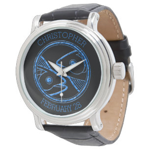 Horoscope Zodiac Sign Pisces Watch