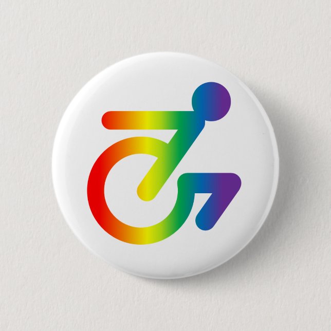 Horray for Queer Folks in Chairs! 6 Cm Round Badge (Front)