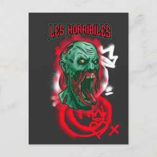 Horribiles Halloween Monster Postcard