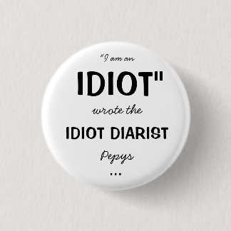 Horrible Histories Idiot Diarist badge