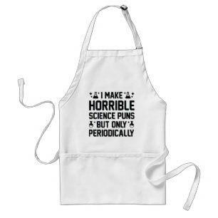 Horrible Science Puns Standard Apron
