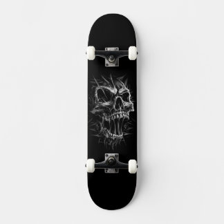 horrible skeleton skateboard