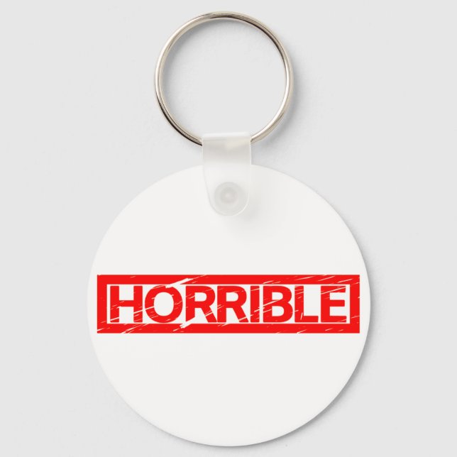 Horrible Stamp Key Ring (Front)