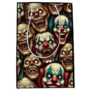 Horrifying Clowns Halloween Party  Medium Gift Bag