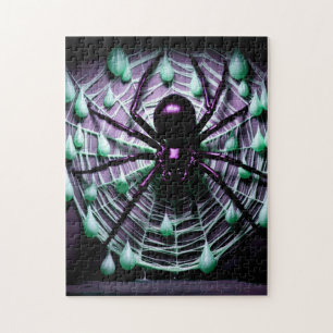 Horrifying Gigantic Black Spider! Jigsaw Puzzle