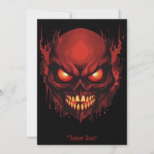 Horrifying Hollow Invitation (Front)