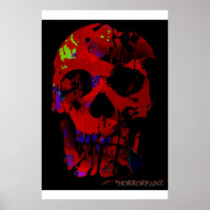 Horrofanz Abstract Skull Poster