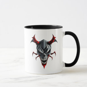 Horror and damnation, a demon is watching you. mug