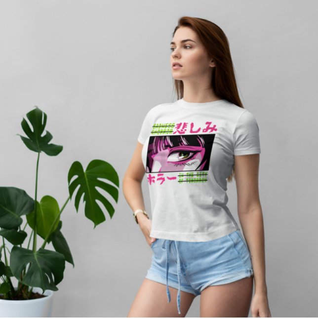 Horror Anime Japanese Girl  T-Shirt (Creator Uploaded)
