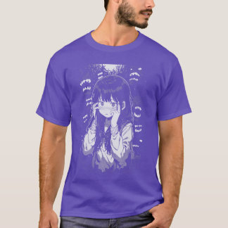 Horror Anime Manga Harajuku Gothic Grunge Aestheti T-Shirt
