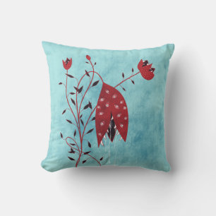 Horror Art Creepy Carnivorous Plant Cushion
