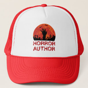 Horror Author Writer Novelist Scary Stories Trucker Hat