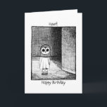 Horror Birthday Scary Creepy Weird Goth Dark Art  Card<br><div class="desc">From silly jokes to serious romantic statements, MiKa Art Zazzle shop has something for everyone. Canadiana, Japanese gifts, jewelry, cases for electronic devices, fun buttons, mug cups, ornaments, cards and posters….. Please take some time and look around. You may even find something you didn’t know you wanted! I’m curious about...</div>