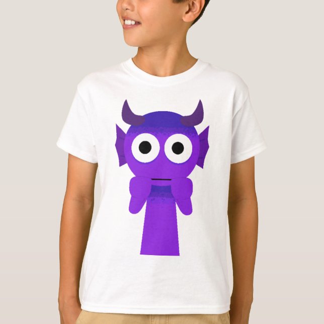Horror Durple from Sprunki Retake T-Shirt (Front)