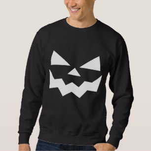 Horror Face halloween pumpkin  Sweatshirt