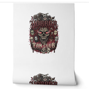 Horror Fan Club Halloween Demon Face Skulls Film R Wallpaper